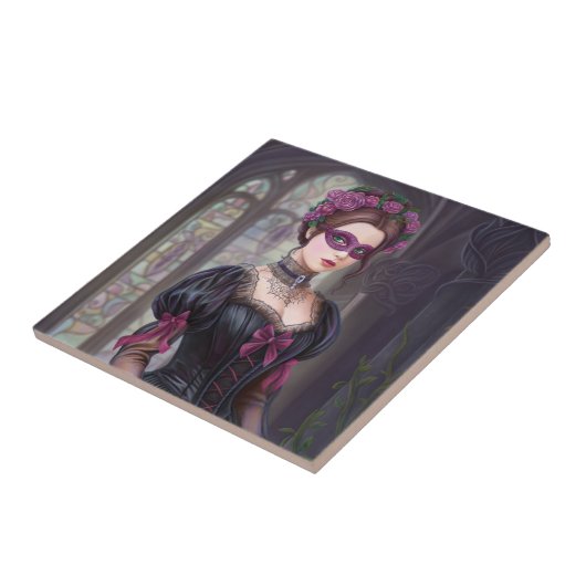 Die Masquerade Viktorianisch Fliese (Seite)