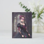 Die Masquerade Viktorianisch Postkarte (Stehend Vorderseite)