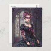 Die Masquerade Viktorianisch Postkarte (Vorne/Hinten)