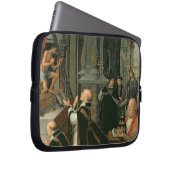 Die Masse von St Gregory (Öl auf Leinwand) Laptopschutzhülle (Vorne Rechts)