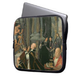 Die Masse von St Gregory (Öl auf Leinwand) Laptopschutzhülle (Vorderseite Links)