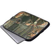 Die Masse von St Gregory (Öl auf Leinwand) Laptopschutzhülle (Vorne Knopf)