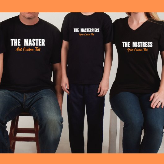 Die Master-Familie passt sich an T-Shirt