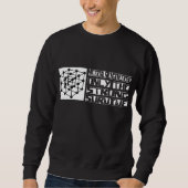 Die Material-Technik überleben Sweatshirt (Vorderseite)