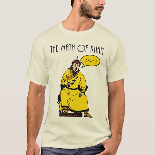 Die Mathematik Khans T-Shirt (Vorderseite)