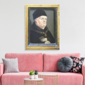 Die Matheron Diptych: Portrait von Rene I Leinwanddruck (Insitu (Wohnzimmer))