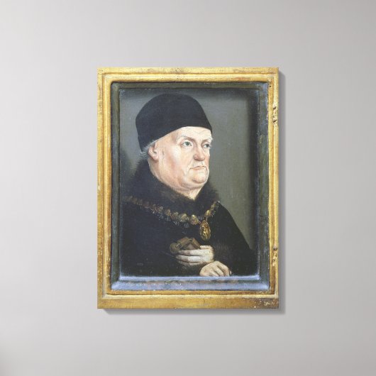 Die Matheron Diptych: Portrait von Rene I Leinwanddruck (Vorderseite)