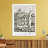 Die Matsya Avatar oder die erste Inkarnation von V Leinwanddruck (Insitu (Wohnzimmer))