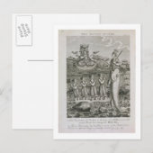 Die Matsya Avatar oder die erste Inkarnation von V Postkarte (Vorne/Hinten)