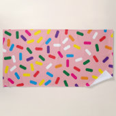 Die mattierte Erdbeere besprüht Badetuch (Vorderseite)