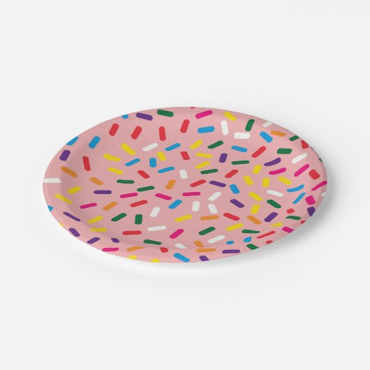 Die mattierte Erdbeere besprüht PapierTeller (Schrägansicht)