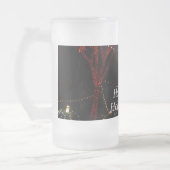 Die Mattierte Glashütte "Red Pair"-Tasse Mattglas Bierglas (Links)