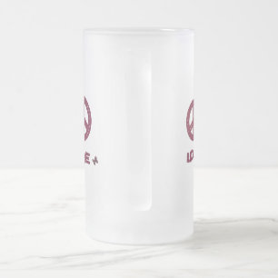 Die mattierte Tasse der Liebe und des Friedens
