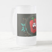 * "Die Mattierte Tasse des "Chill Out" aus Glas** (Vorderseite Links)