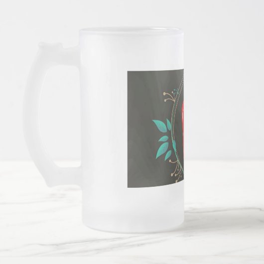 * "Die Mattierte Tasse des "Chill Out" aus Glas** (Links)