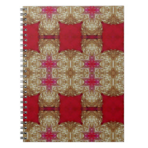 Die Mauer aus Zement, goldfarben Notizblock