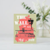 Die Mauer DDR Postkarte (Stehend Vorderseite)