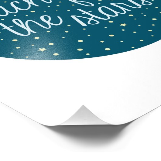 Die Mauer der Sterne Fotodruck (Ecke)