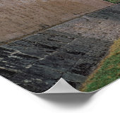 Die Mauer des Ball Court Poster (Ecke)