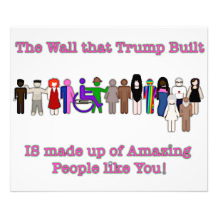 Die Mauer, die Trump errichtet hat Fotodruck