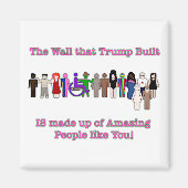 Die Mauer, die Trump errichtet hat Magnet (Vorne)