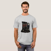 Die Mauer - never - mondlicht - totenkopf T-Shirt (Vorne ganz)