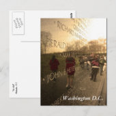 Die Mauer Postkarte (Vorne/Hinten)