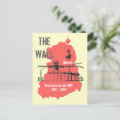 Die Mauer Special Design Postkarte (Stehend Vorderseite)