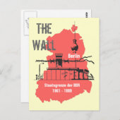 Die Mauer Special Design Postkarte (Vorne/Hinten)