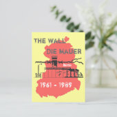 Die Mauer Special Design Postkarte (Stehend Vorderseite)
