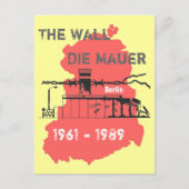 Die Mauer Special Design Postkarte (Vorderseite)