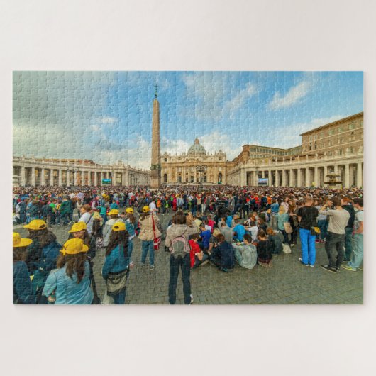Die Mauer vor dem Petersdom, Rom, Italien Puzzle (Horizontal)