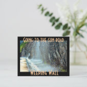 Die Mauer weben, auf die Straße gehen Postkarte (Stehend Vorderseite)