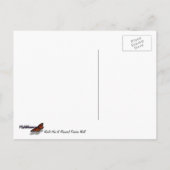 Die Mauer zur Erinnerung an den Zweiten Weltkrieg  Postkarte (Rückseite)