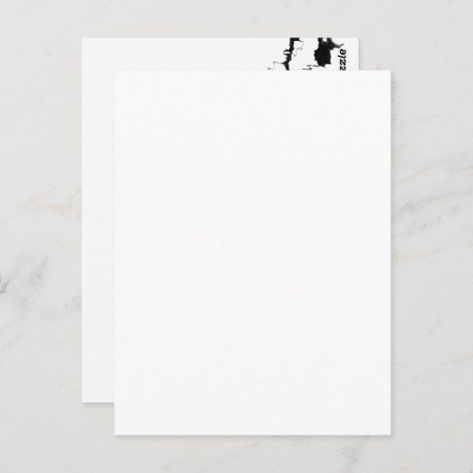 Die Mauern Postkarte (Vorne/Hinten)