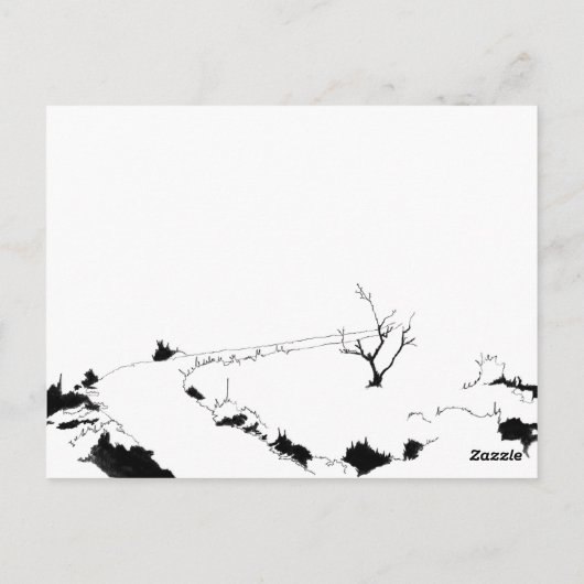 Die Mauern Postkarte (Rückseite)