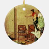 Die Maus Keramikornament (Hinten)