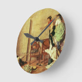 Die Maus Runde Wanduhr (Winkel)