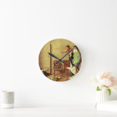 Die Maus Runde Wanduhr (Zuhause)