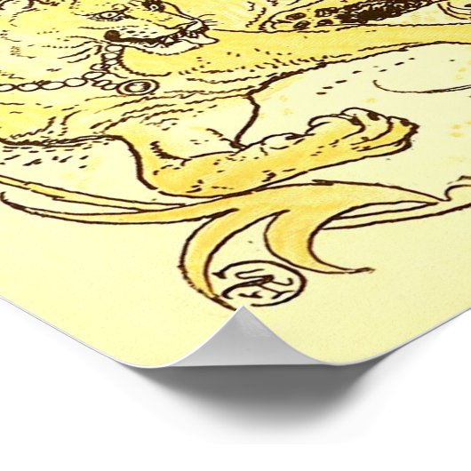 Die Maus und der Löwenkrane Poster (Ecke)