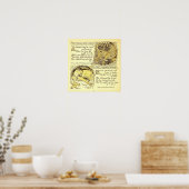 Die Maus und der Löwenkrane Poster (Küche)