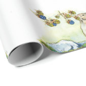 Die Maus von der Brambles Kunst. von Alissa Hansen Geschenkpapier (Rolleneckpunkt)