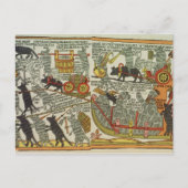 Die Mäuse begraben die Katze, Russisch, Ende des 1 Postkarte (Vorderseite)