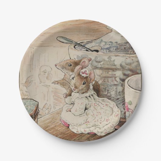 Die Mäuse-Papier-Teller Pappteller (Vorderseite)