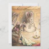 Die Mäuse säen von Beatrix Potter Einladung (Vorderseite)