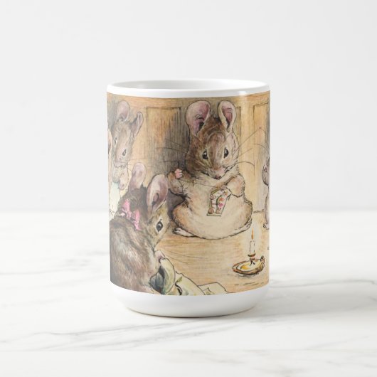 Die Mäuse säen von Beatrix Potter Kaffeetasse (Mittel)