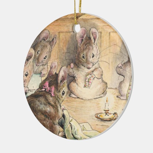 Die Mäuse säen von Beatrix Potter Keramik Ornament (Links)