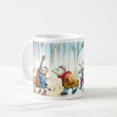 Die Mäusemusik-Band-Tasse Kaffeetasse (Vorderseite Links)