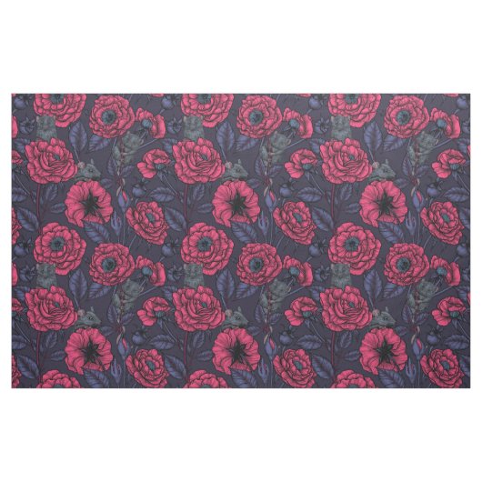 Die Mäuseparty Stoff (Fat Quarter (45,7 x 55,9 cm))