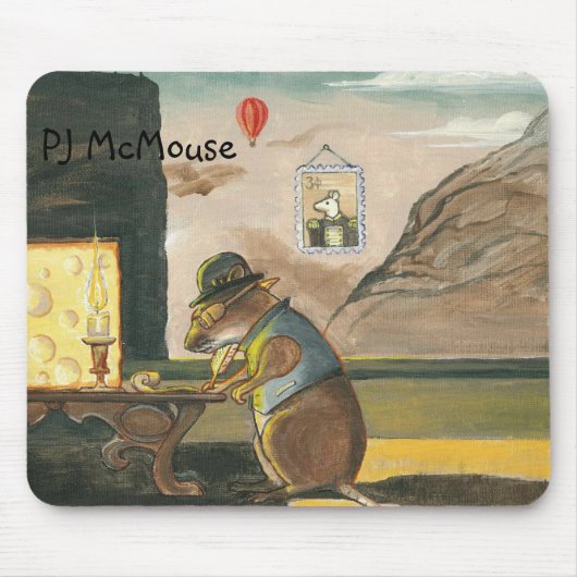 Die Mausunterlage PJ McMouse Mousepad (Vorne)